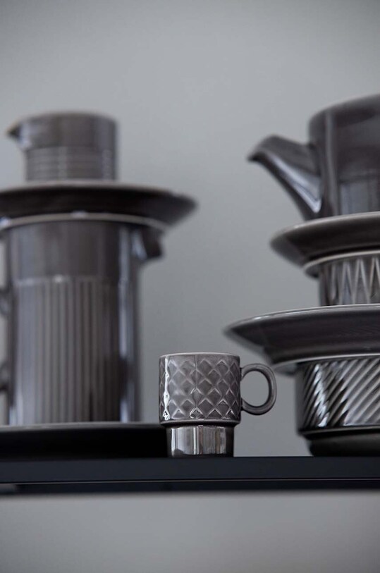 Bucătărie și bar Sagaform set de cești espresso Coffee & More 4-pack 5018070 gri