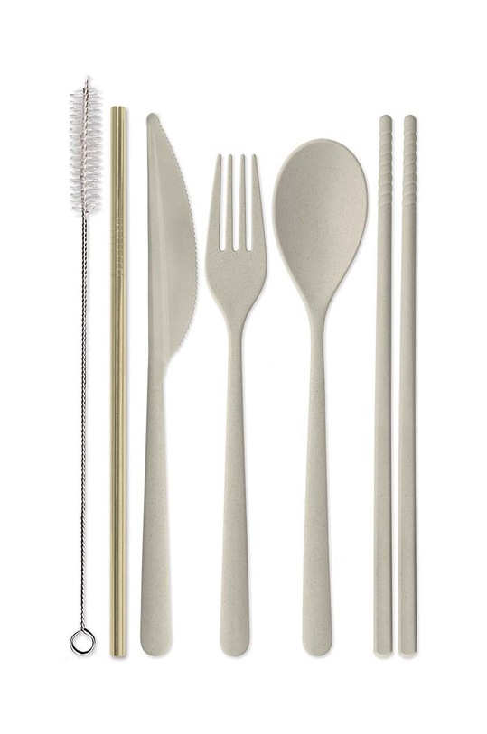 Designworks Ink set de tacâmuri într-o cutie Fork Yeah 7-pack DPFW.1001EU bej AA00