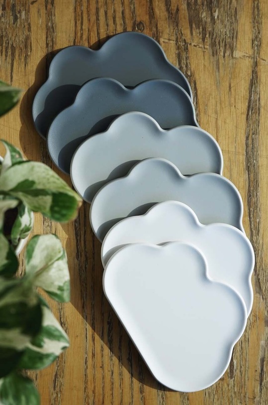 Qualy zestaw podkładek 6-pack szary MIX.10257.MX