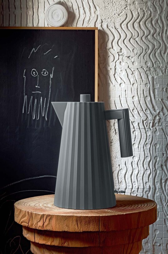 Kuchnia i bar Alessi czajnik elektryczny Plissé 1,7 L MDL06.G szary