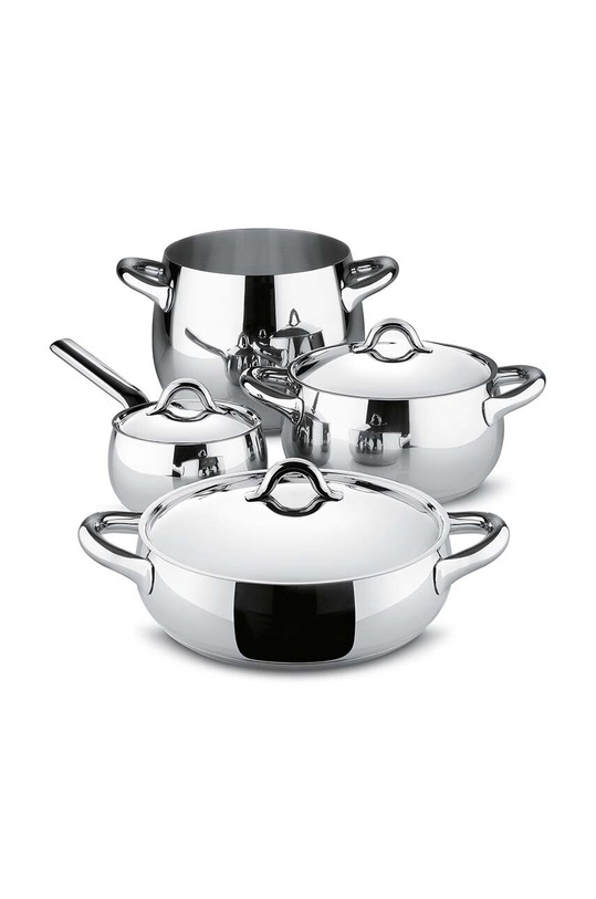 Alessi set pentole Mami pacco da 4 grigio SG100S7