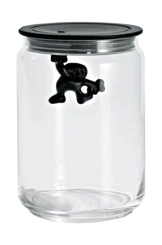 Кутия с капак Alessi Gianni Achromatics черен AMDR05.B