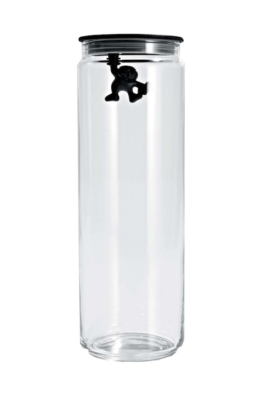 Кутия с капак Alessi Gianni 2 L черен AMDR08.B