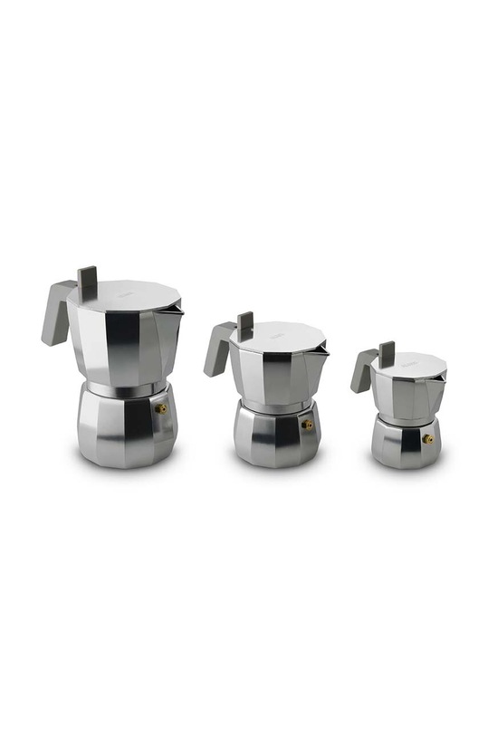 Bucătărie și bar Alessi ibric de cafea Moka 6tz DC06.6 gri