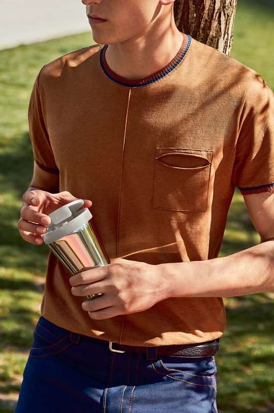 Термочаша Alessi Caffa бял GIA24.W