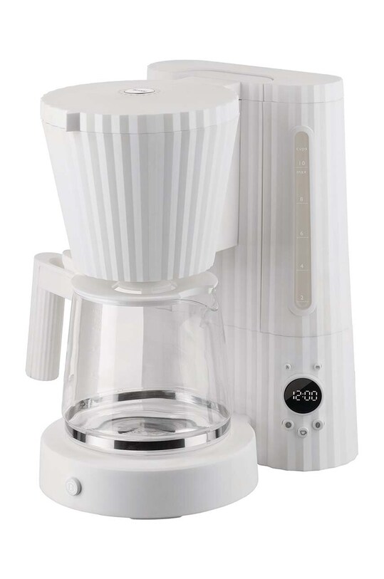 Alessi ekspres przelewowy do kawy Plisse 1,5 L biały MDL14.W