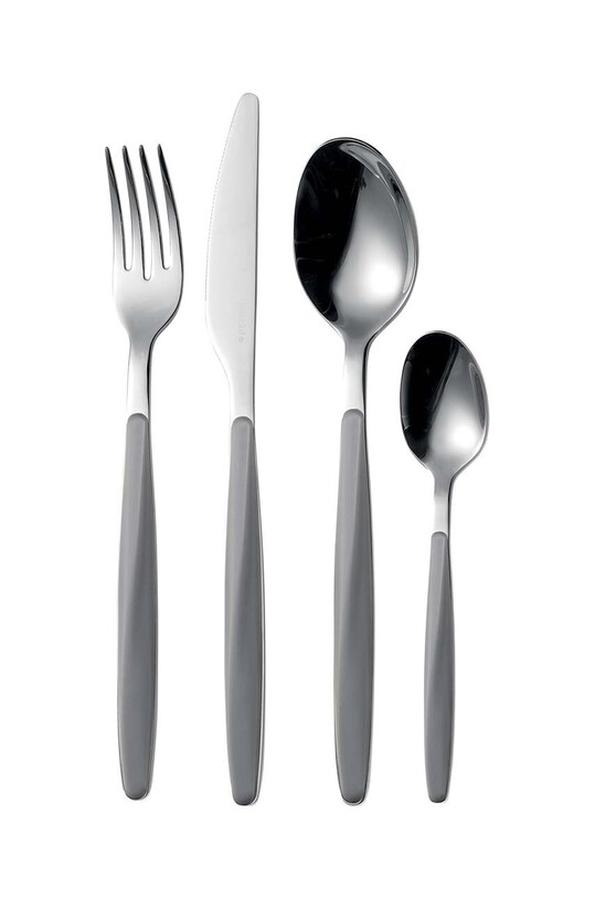 Guzzini komplet sztućców dla 6 os. My Fusion 24-pack szary 110700178