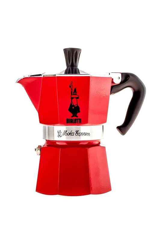 Кавоварка Bialetti Moka Express 3tz червоний 502020026