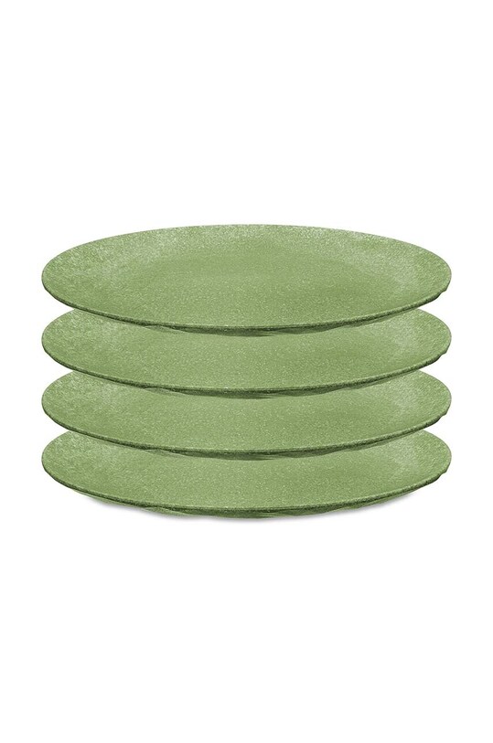 Koziol zestaw talerzy Club Organic Nature 4-pack zielony 5005703