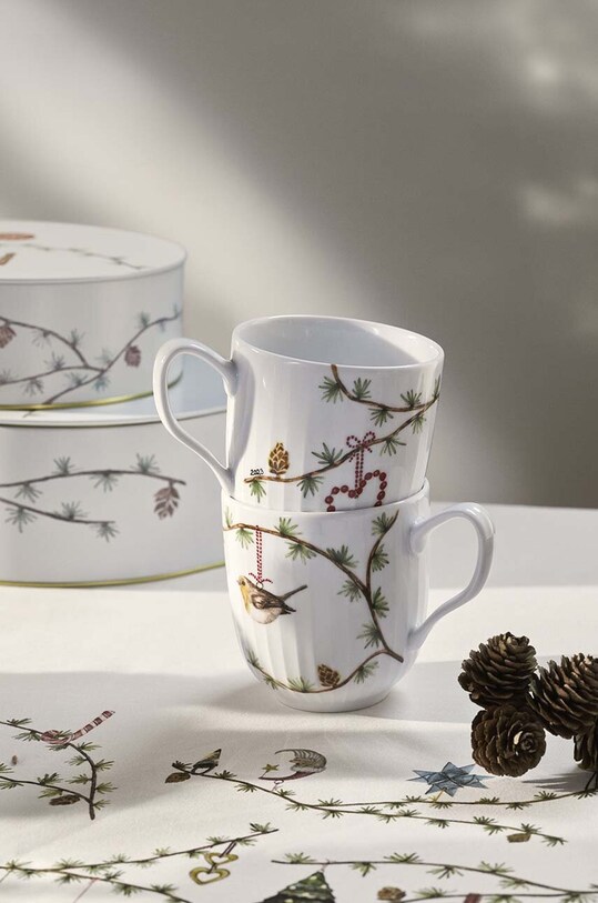 Obývací pokoj a ložnice Sada úložných boxů Kähler Christmas Storage 2-pack 693212 vícebarevná