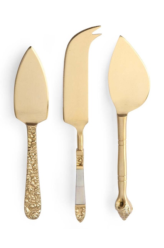 Hkliving zestaw sztućców do sera 3-pack żółty AKE1137