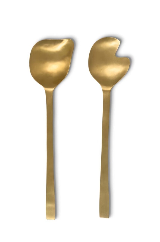 Šalátové lyžice Urban Nature Culture Gold 2-pak žltá 105665