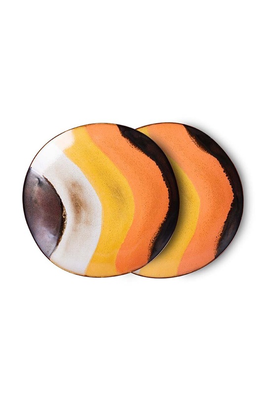 Hkliving zestaw talerzy 2-pack multicolor ACE7180