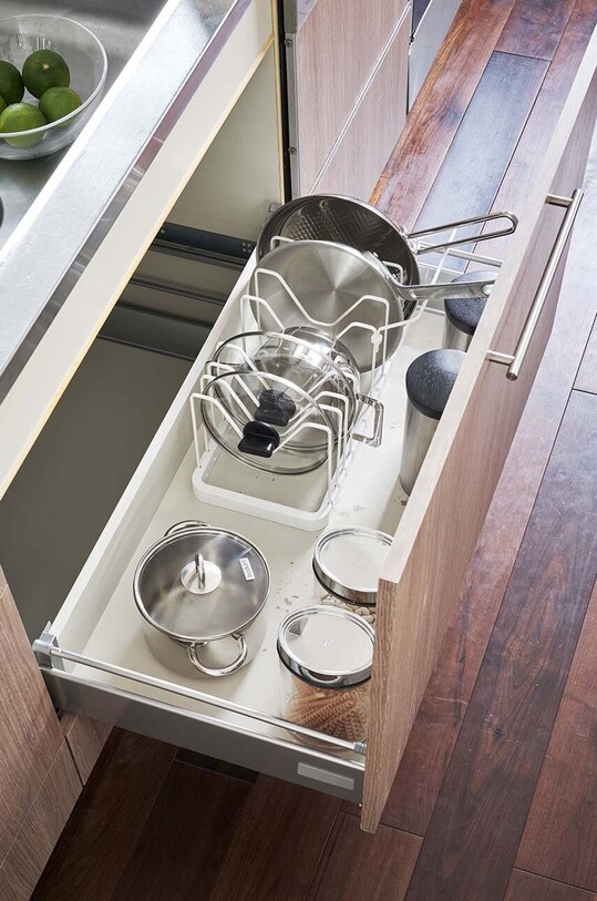 Yamazaki organizator sertar pentru capace Tower alb 3840