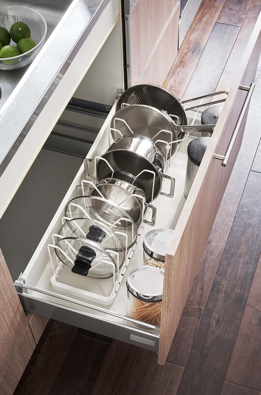 Yamazaki organizator sertar pentru capace Tower 3840 alb