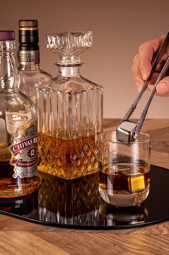 Kocke za whiskey Vacu Vin 4-pack siva 18603606