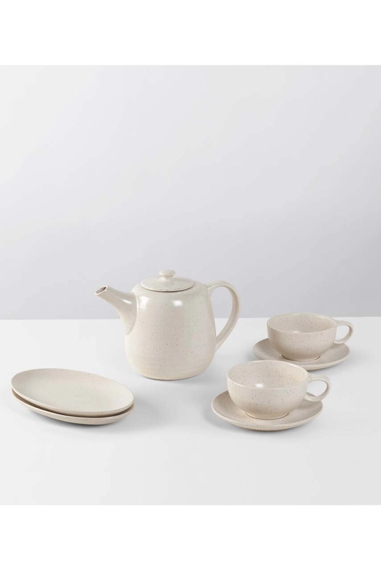 Broste Copenhagen set de ceai pentru 2 persoane Nordic Vanilla Tea For Two 80019827 alb AA00