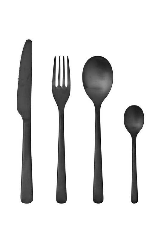 Sada příborů pro 4 osoby Broste Copenhagen Hune 16-pack černá 14479050
