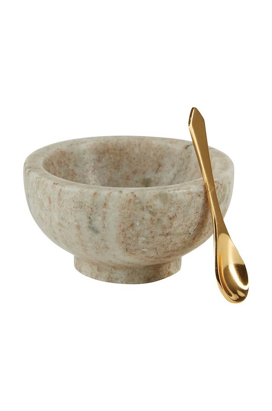 Bahne miseczka z łyżeczką Marble multicolor 4976707