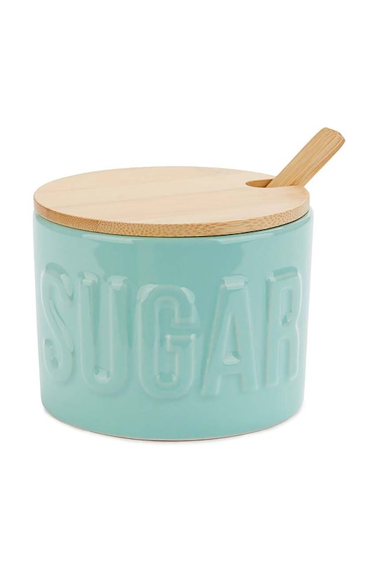 Сахарница с ложечкой Balvi бирюзовый 27798