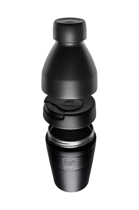 Kiegészítők KeepCup termosz Helix Thermal Kit 3v1 454 ml STKBLA16 fekete