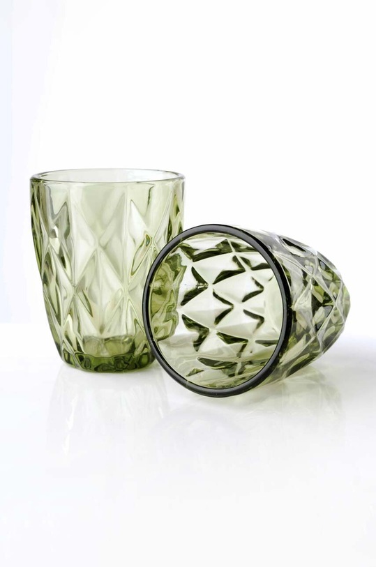 Komplet kozarcev Affek Design Elise Green 250 ml 6-pack HTID1602 zelena AA00
