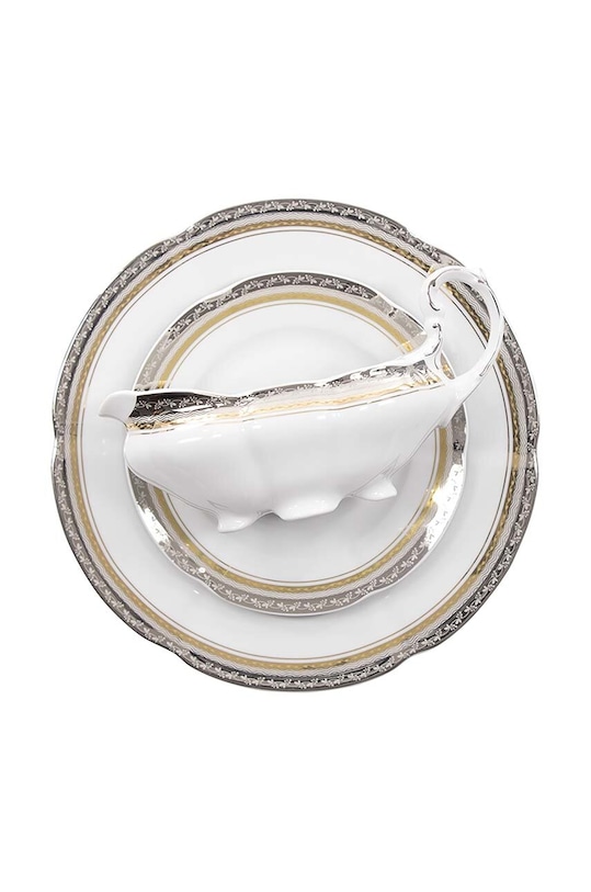 Servizio Da Tavola Monika 62 Pezzi - Porcellana, Decorazione Papaveri, Per 6 Persone, Lavabile In Lavastoviglie - Foto 9