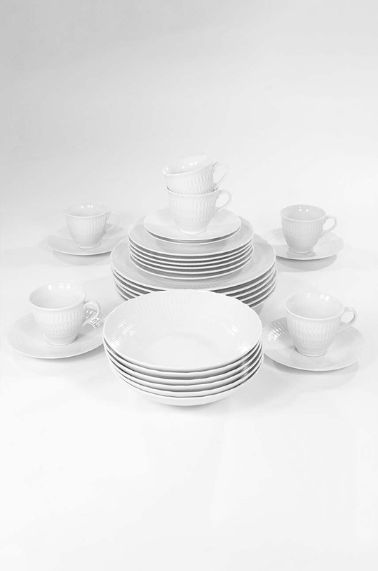 Ćmielów servizio da tavola per 6 persone Sofia 25-pack bianco 1025881020001