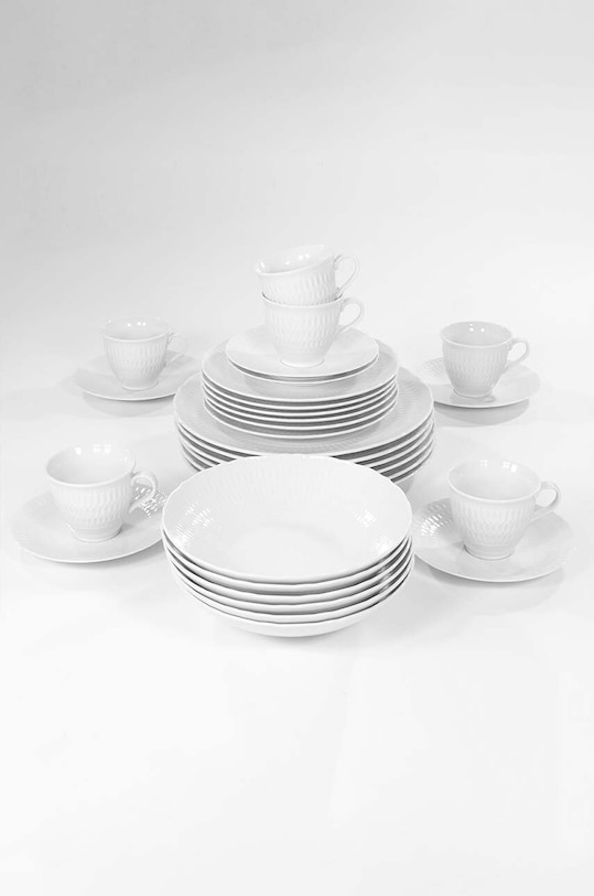 Ćmielów servizio da tavola per 6 persone Sofia 25-pack bianco 1025881020001