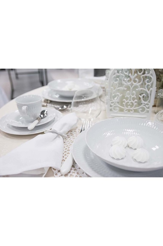 Cucina e Bar Ćmielów servizio da tavola per 6 persone Sofia 25-pack 1025881020001 bianco