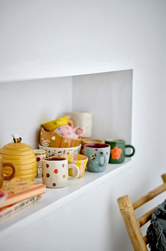 Bloomingville kubek Addy 82060483 beżowy AA00