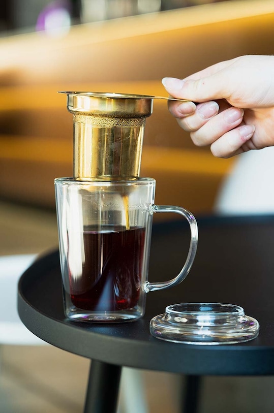 Pohár s infuzérom Vialli Design Amo 300 ml priesvitná 29378