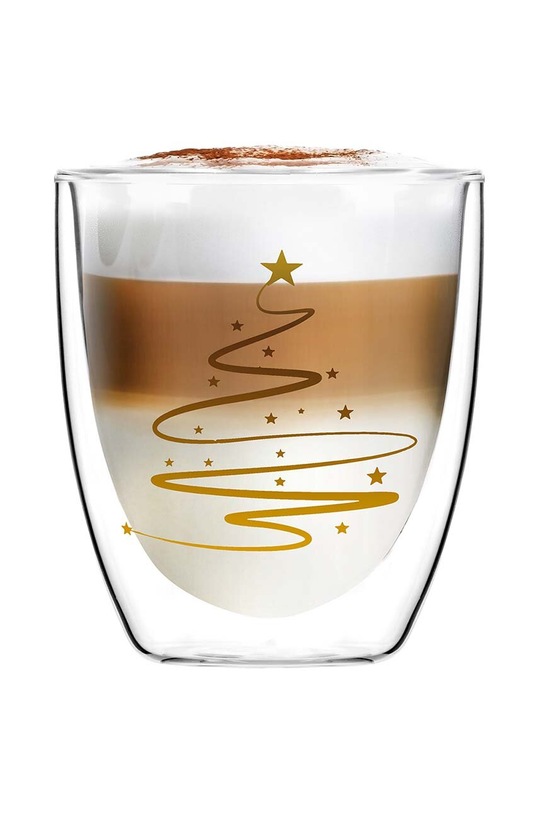 Vialli Design zestaw szklanek Amo Xmass 250 ml 2-pack 29781 transparentny AA00