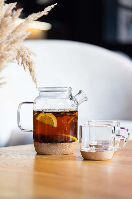 Vialli Design carafă cu 2 căni Vilagio 29347 multicolor