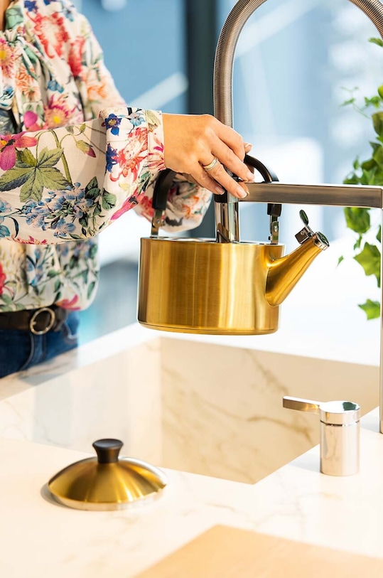 Vialli Design fierbător Diamante 1,5 l 29194 galben AA00