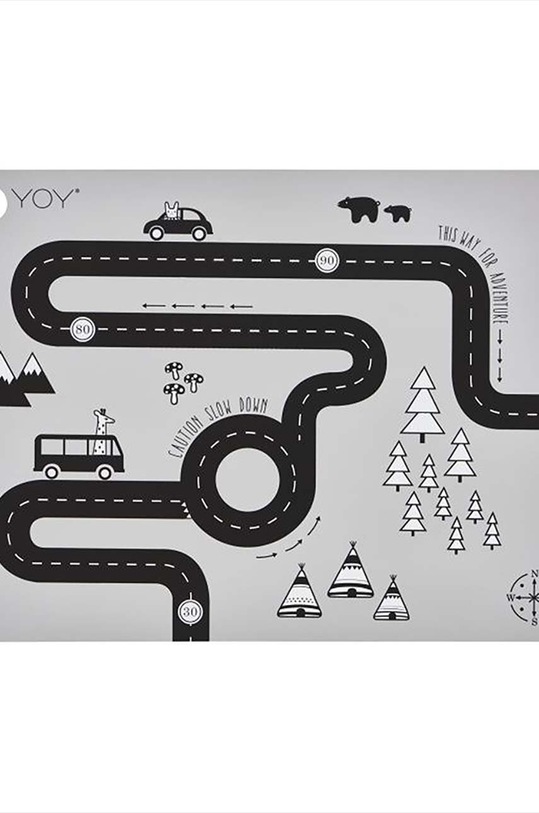 OYOY podkładka pod talerz Adventure szary 1100956