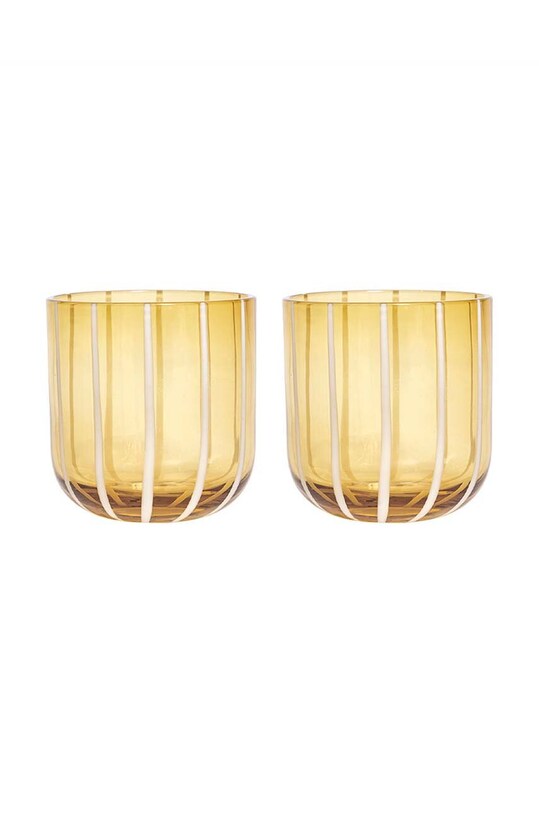 OYOY set de pahare Mizu 2-pack galben L301091