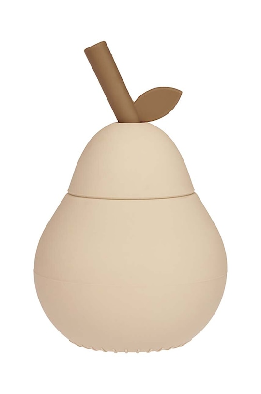 Κύπελλο με καπάκι OYOY Pear Cup μπεζ M107433