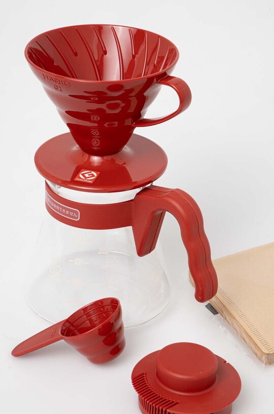 Hario zestaw do przelewowego parzenia kawy V60 Pour Over Kit VCSD.02R multicolor AA00