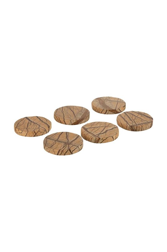 J-Line zestaw podstawek 6-pack multicolor 34196