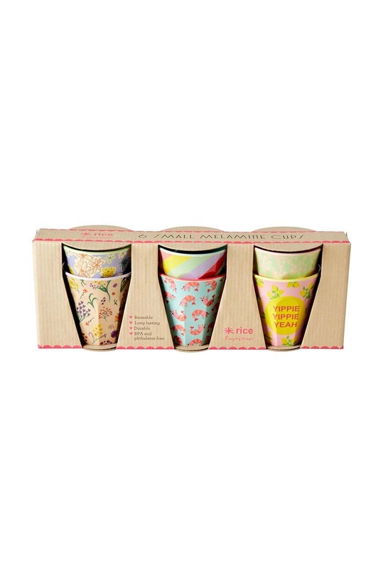 Σετ φλιτζάνια Rice 160 ml 6-pack πολύχρωμο MELCU.6ZSSS22P
