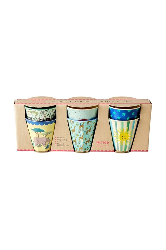 Rice set cani 250 ml 6-pack MELCU.6ZFUNB multicolor AA00