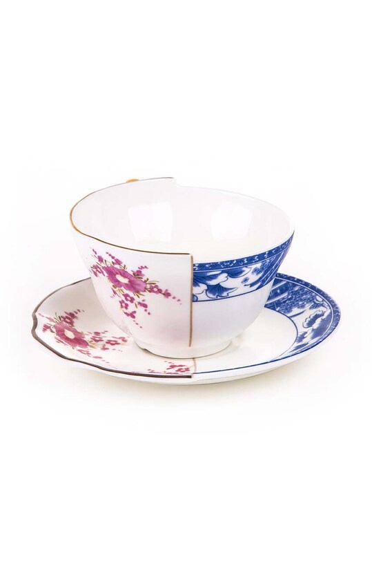 Чашка з блюдцем Seletti Zenobia 9746 барвистий AA00