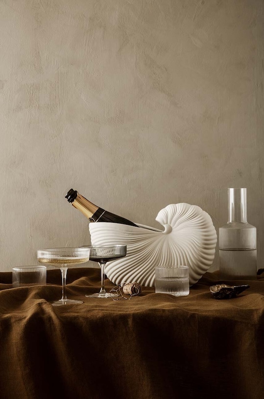 Келих для шампанського ferm LIVING Ripple Champagne 2-pack 5444