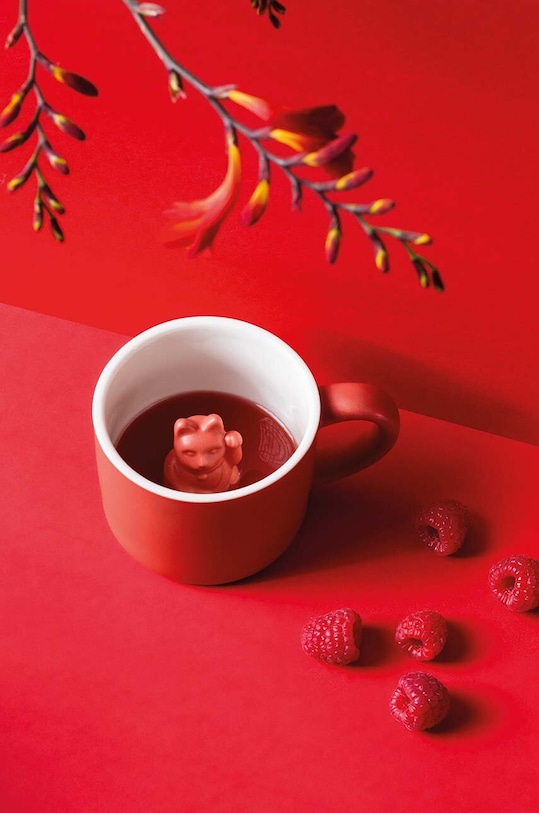 Donkey tazza Maneki Neko 210345 rosso AA00