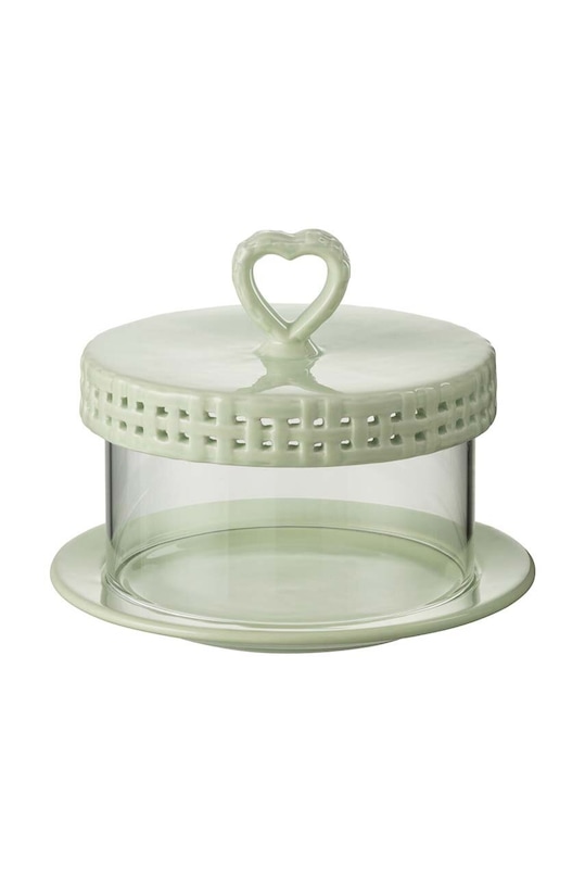 Podnos s krytom J-Line zelená 34677