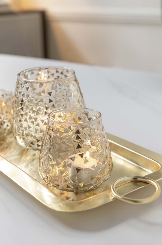 Living și dormitor J-Line tavă decorativă 36136. galben