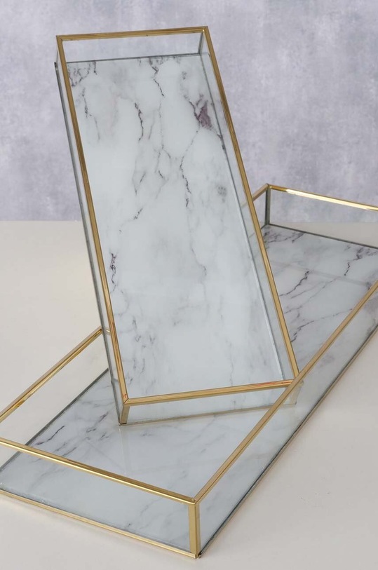 Декоративний піднос Boltze Franziska 2-pack барвистий 2039977