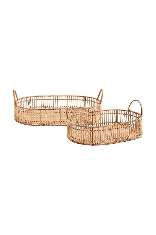Madam Stoltz taca 2-pack beżowy MKR221231.2