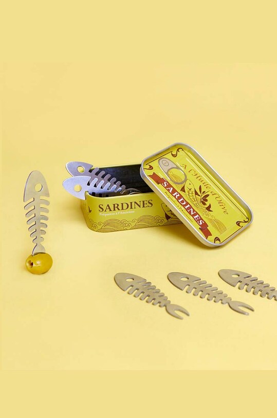 Sada vidličiek na občerstvenie Balvi Sardines 6-pak viacfarebná 25187